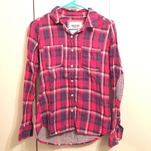 Mossimo plaid button down