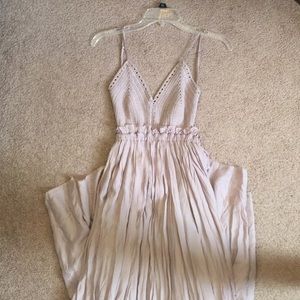 Papaya Long Backless Dress