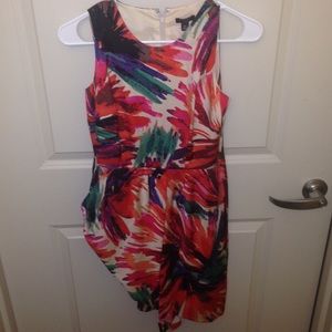 Ann Taylor Multi Colored Dress