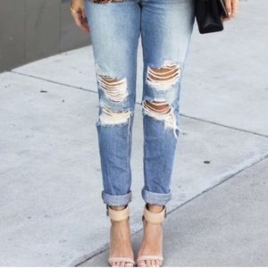 Joe's Jeans distressed slim fit boyfriend