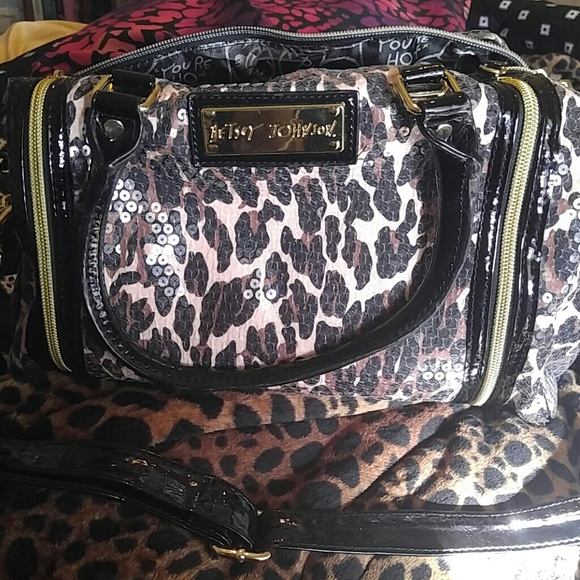 Betsey Johnson sequin purse