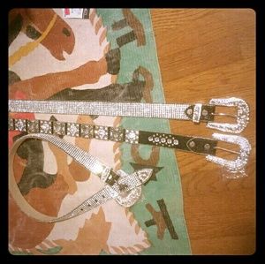 Cowgirl Western Bling Concho Belt