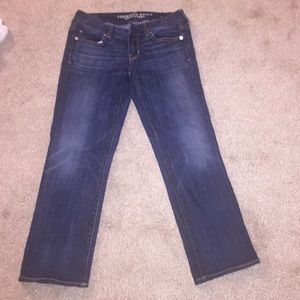 American eagle cropped jeans