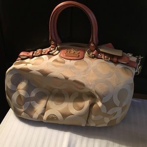 Coach signature collection bag