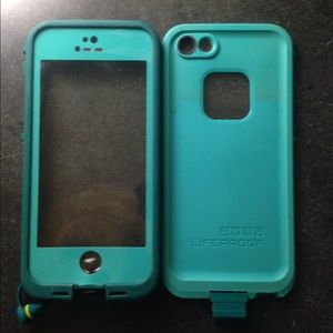 LifeProof iPhone 5/5s case. Teal color