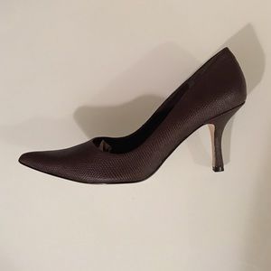 Nine West Chocolate brown pumps