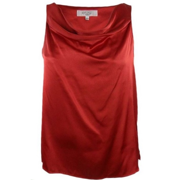 Kasper Sleeveless Cowl Neck Top