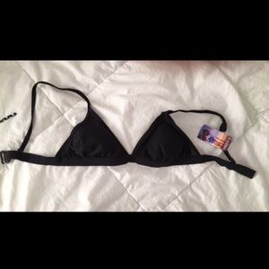 black mesh triangle bikini top(brand new with tag)