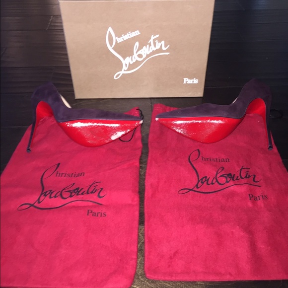 SOLD! Christian Louboutin 120mm Suede So Kate - Picture 3 of 4
