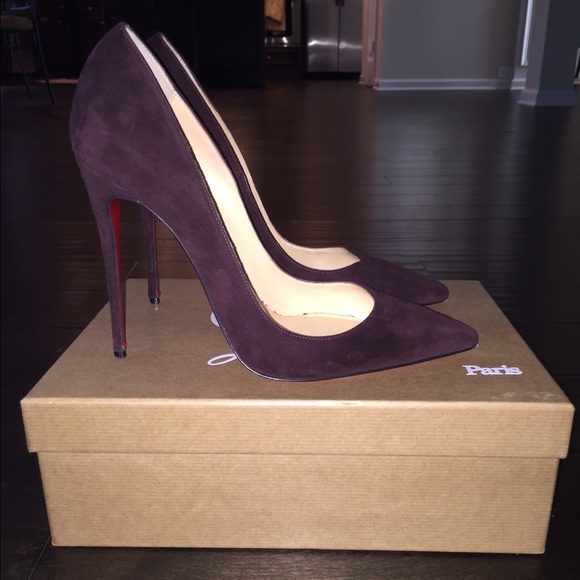 SOLD! Christian Louboutin 120mm Suede So Kate - Picture 4 of 4