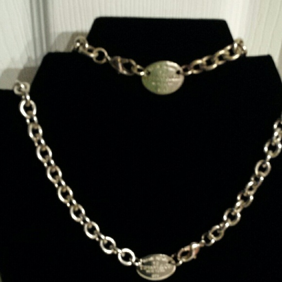 Tiffany and Co Inspired Style Necklace & Bracelet