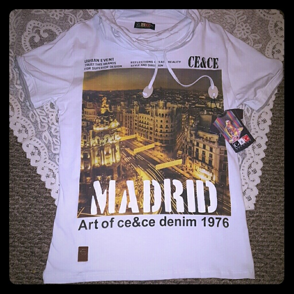 Ce & Ce Mens cowl tee