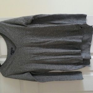 Grey high low sweater