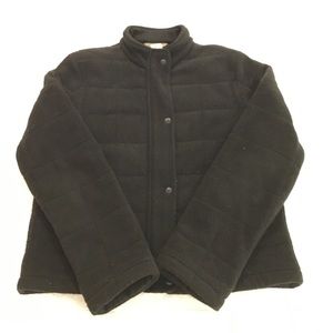 J. Crew quilted fleece jacket
