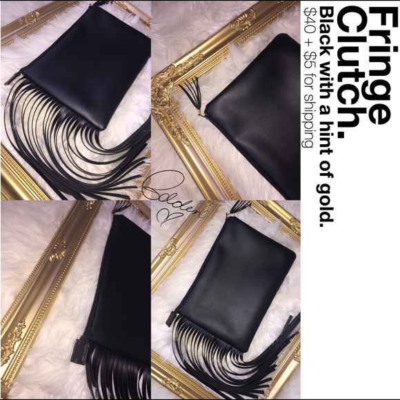 Fringe Clutch Purse