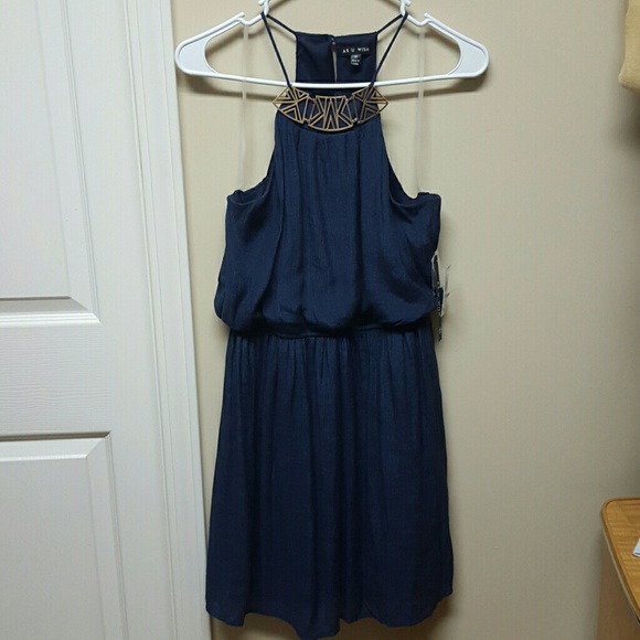 Navy blue dress size medium NWT