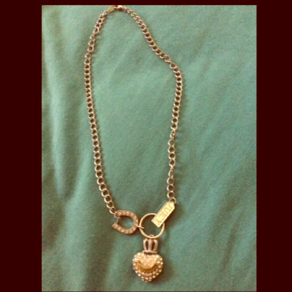 Juicy Couture Silver charm necklace