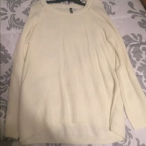 Cream color oversized sweater