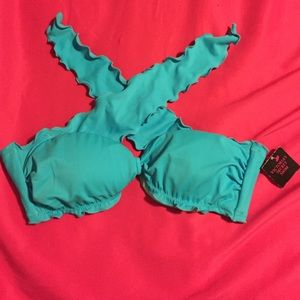 ❌sold❌Blue Victoria's Secret bikini top