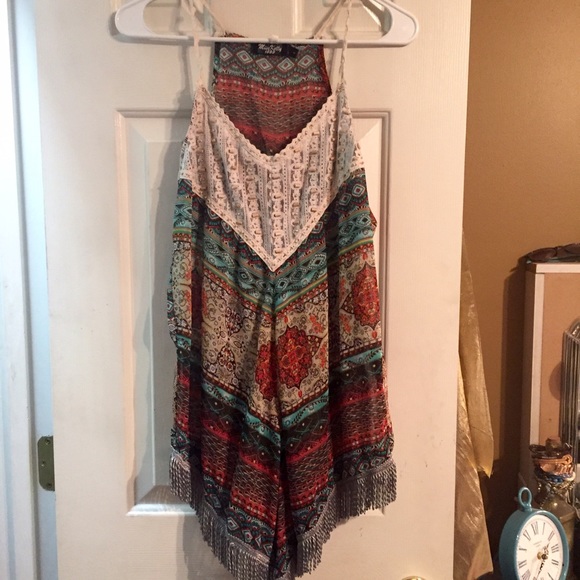 multicolor boho top - Picture 1 of 1