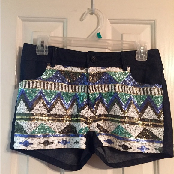 sequin shorts - Picture 1 of 2