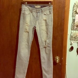 PACSUN distressed light wash