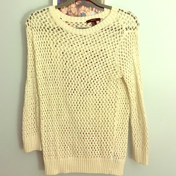 White sweater from Forever 21 - size M