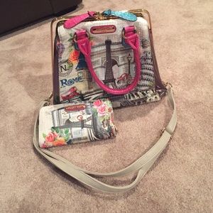 Nicole Lee purse and wallet! Never used! New!
