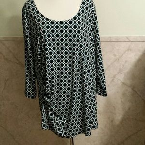 Optic designed blouse