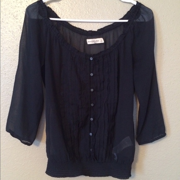 A&F CROPPED TOP SZ SM