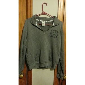 Victoria's Secret PINK Boyfriend HalfZip