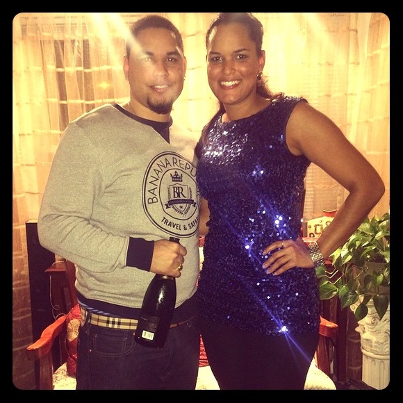 Blue Sequin Dress