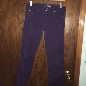 Purple skinnies