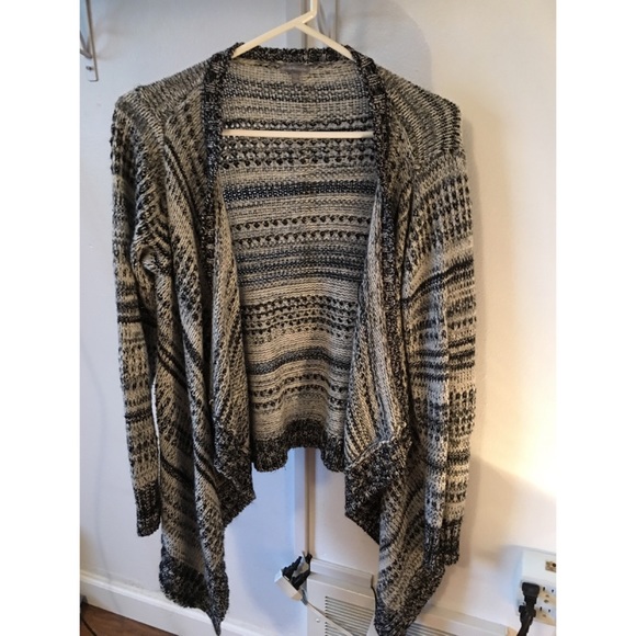 Charlotte Russe Sweaters - Charlotte Russe / Black, White, Grey Cardigan