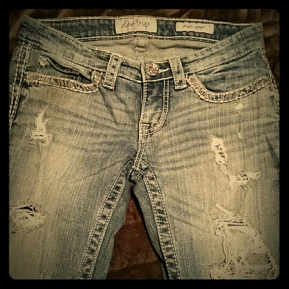 Daytrip Denim - Daytrip Aries Skinny Jeans Sequin Size 27R