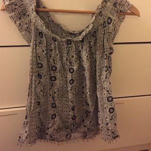 Off the shoulder shirt