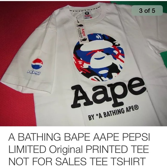 IN SEARCH OF THIS SHIRT OR OTHER BAPExPEPSI PRDCTS - Picture 1 of 1