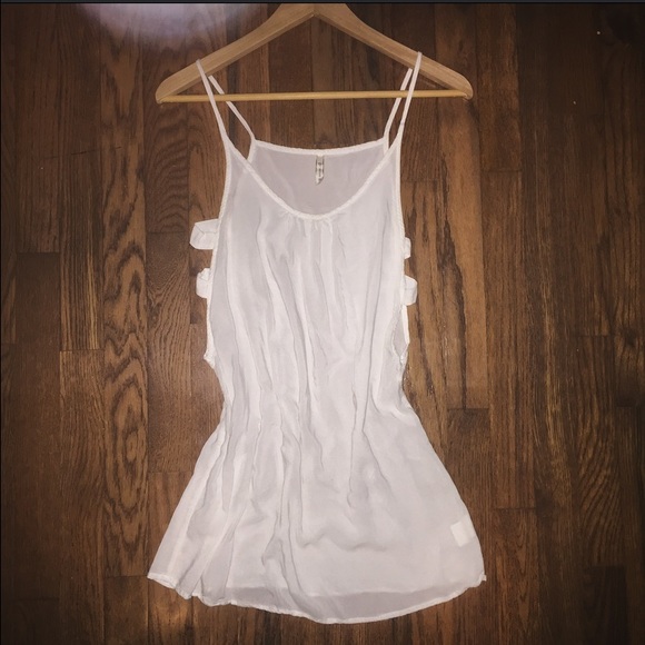 White Bathingsuit Coverup