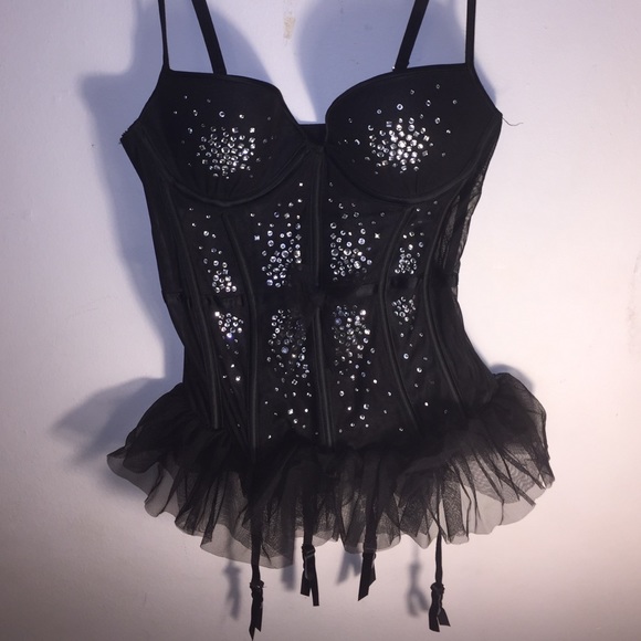 Victoria Secret Very Sexy Black Bustier