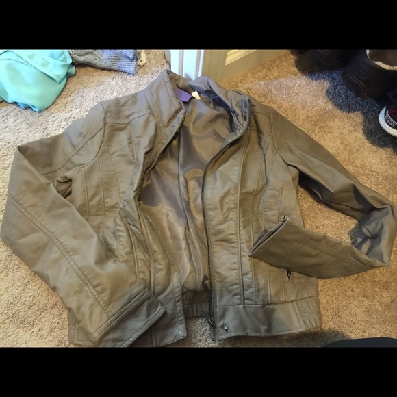 Leather jacket