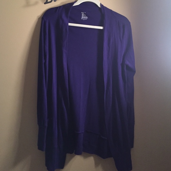 GAP purple cardigan