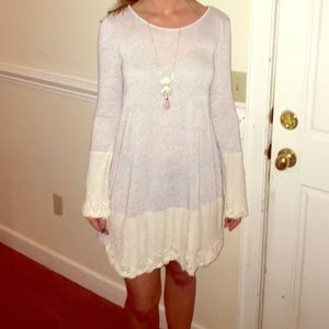 Tunic dress with detail sleeves