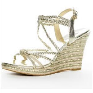 Michael Kors Gold Wedges