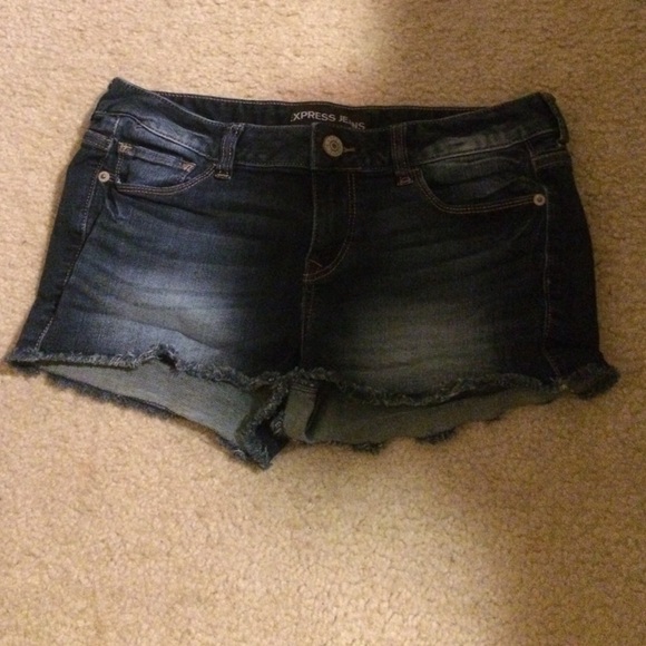Express jean shorts