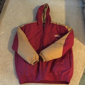 Nike team winter 49er coat. Men's large