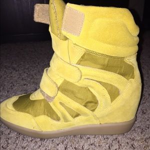 Monica Corte Wedge Sneakers Lily Black