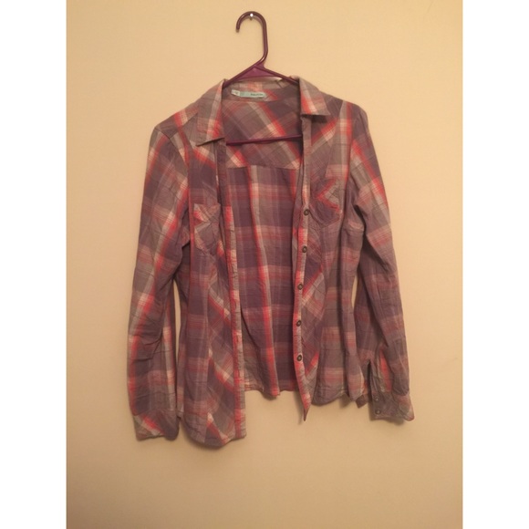 Pink and purple flannel