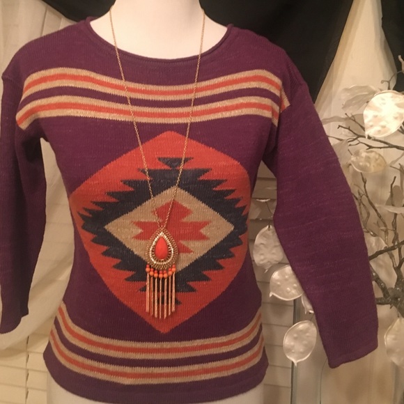 Chaps Sweaters - Chaps Sweater and necklace
