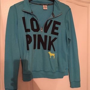 PINK half zip