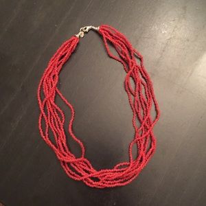 Silpada coral bead necklace